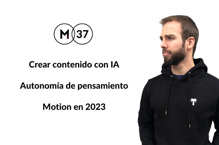 Motion Podcast 37 - Marc Mula - Cuatro metas y reflexiones sobre la Inteligencia Artificial